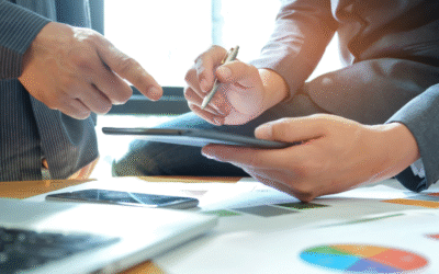 Business Team Analysing FCA Compliance Data For Customer Vulnerability Improvement